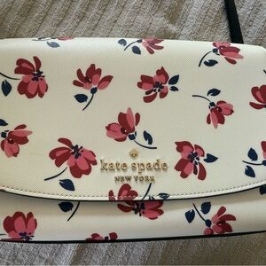 Kate Spade Pink Floral Crossbody Bag